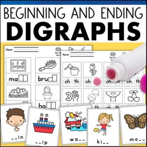 digraphs activities ch sh th ck